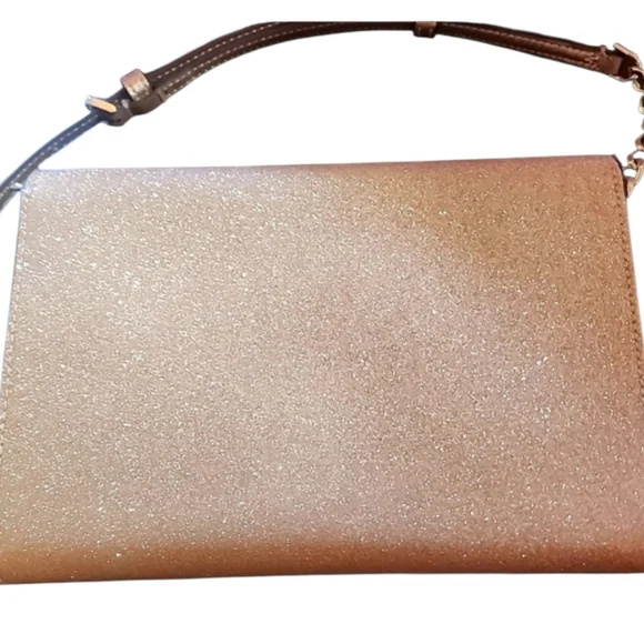 Glittery Pink Kate Spade Crossbody Bag, Excellent Condition
